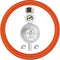 Cellfast Gasregelaar 52-506 - Aansluitset met manometer - Voor propaan-butaan - Oranje (2 stuks)