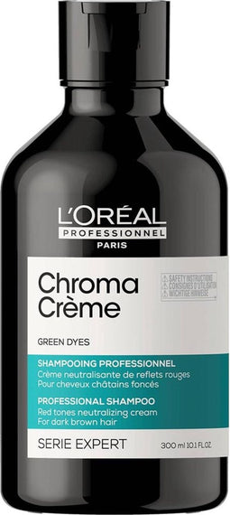 L’Oréal Professionnel Serie Expert Chroma Crème Matte Shampoo voor Donkerbruin & Zwart haar - 300 ml- Normale shampoo - Voor Gekleurd haar -