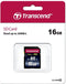 Transcend Premium SDHC kaart 16GB - Class 10 - 30 Mb/s schrijfsnelheid (1 stuk)
