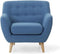 Fauteuil MOTALA Stof Blauw