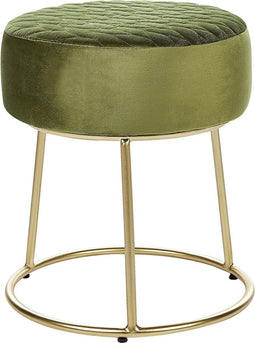 DELCO - Hocker - Olijfgroen - Fluweel