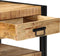vidaXL - Salontafel - 90x50x38 - cm - massief - ruw - mangohout