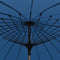 vidaXL - Parasol - met - aluminium - paal - 270 - cm - azuurblauw