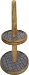 SVJ Etagere Rond - 30 x 30 x 60 cm - Hout - Blauw