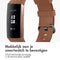 imoshion Siliconen bandje - Geschikt voor Fitbit Charge 4, Charge 3 - Bruin - One Size