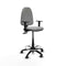 Piqueras y Crespo B1D01RF - Bureaustoel - Hoogteverstelbaar met armleuning - Lichtgrijs