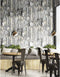 Noordwand Behang Friends & Coffee Cities and Skyline grijs en metallic