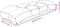 vidaXL - Palletbankkussen - 120x40x12 - cm - stof - ruitpatroon - zwart
