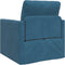 vidaXL - Floor - Sofa - Bed - 2-in-1 - Blauw - 74x77x81 - cm - Velvet