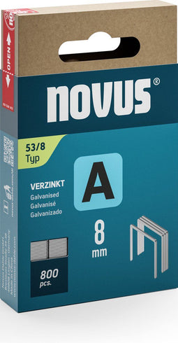 Novus Tools 042-0777 - Nieten Type 53 - 800 stuks - Afm. 8 mm x 11.3 mm