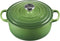 Le Creuset Braadpan Signature - Gietijzer - Ø 24 cm / 4,2 Liter - Groene Emaille Bamboo Edition