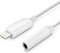 Apple - MMX62ZM/A - Lightning-naar-mini-jack-adapter - Wit