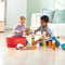 Hape - Quadrilla Stack Track Bucket Set - 90 onderdelen - inclusief spiraalrechter