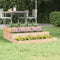 vidaXL - Plantenbak - 78x78x27 - cm - massief - grenenhout