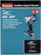Makita DTW301Z - Accu Slagmoersleutel 1/2 330Nm 18V - Koolborstelloze motor en Auto stop modus