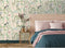 DUTCH WALLCOVERINGS Behang Flamingo crème- en mintkleurig