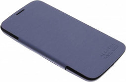 Alcatel One Touch Pop C7 - Flip Cover - Originele boekstijl - Zwart