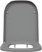 vidaXL - Toiletdeksel - met - Snelle - Montage - en - Soft - Close - in - Duroplast - Grijs