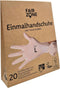 Fairzone - Latex Wegwerphandschoenen - Wegwerphandschoenen - Natuurrubber - Maat L - 20 stuks