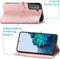 iMoshion Hoesje Geschikt voor Samsung Galaxy S21 Hoesje Met Pasjeshouder - iMoshion Mandala Bookcase - Rosé Goud