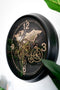 Wereldklok Noah - wandklok industrieel - uurwerk wandklok - wandklok zwart 62cm