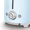 Smeg TSF01PBEU - Broodrooster - 950W 2 sleuven 6 bruining-niveaus - Pastelblauw