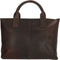 Hide & Stitches Discover - Handtas - Hoofdvak met rits - Donkerbruin