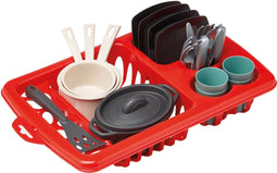 100% Chef Afwas Droogrek met Eetset, 23dlg.