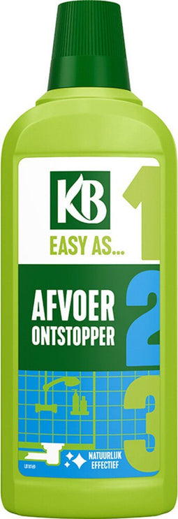 KB Afvoer Ontstopper Concentraat 750ml - Geschikt voor alle afvoeren - Verwijdert hardnekkige verstoppingen