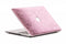 Lunso Geschikt voor MacBook Air 13 inch (2010-2017) cover hoes - case - shiny leer roze