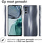 Accezz Motorola Moto G62 - Back Cover - Ultra transparant siliconen