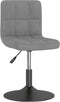 vidaXL - Eetkamerstoelen - draaibaar - 2 - st - fluweel - lichtgrijs