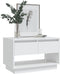 vidaXL - Tv-meubel - 40x41x44 - cm - bewerkt - hout - wit
