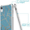 iMoshion Hoesje Geschikt voor iPhone Xr Hoesje Met Koord - iMoshion Design Hoesje met Koord - Blauw / Meerkleurig / Goud / Blue Graphic