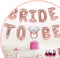 Happy Goods Bride to Be Versiering - Vrijgezellenfeest Vrouw - Ballonnen & Accessoires - Rose Goud (32 stuks)