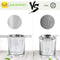 Filter voor Perfect Kopje Thee - RVS - Mooi Design - Set van 2