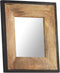 vidaXL - Spiegel - 50x50 - cm - massief - mangohout