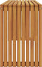 vidaXL - Ligbank - met - plankenontwerp - 110x30x45 - cm - Massief - Acaciahout