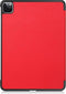 3-Vouw sleepcover hoes - Geschikt voor iPad Pro 11 inch (2018/2020/2021) - Rood
