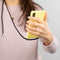 iMoshion Hoesje Geschikt voor iPhone 6s / 6 Hoesje Met Koord - iMoshion Color Backcover met koord - Geel