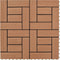 vidaXL - Terrastegels - 30x30 - cm - 1 - m² - HKC - teakkleur - 11 - st