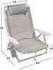 Beach Chair Color Baby Grey 51 x 45 x 76 cm