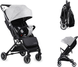 Mino Bambino Buggy - Plooibuggy - Compact en Inklapbaar - Grijs
