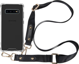 iMoshion Hoesje Geschikt voor Samsung Galaxy S10 Plus Hoesje Met Koord - iMoshion Backcover met strap - Transparant
