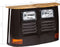 vidaXL - Dressoir - vrachtwagen - massief - mangohout - donkergrijs