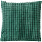 Dutch Decor ROME - Kussenhoes 45x45 cm - 100% polyester - effen kleur - Galapagos Green - groen - met rits