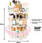 Homewize Abode - Make Up Organizer - 360 Graden Roterende Displaystandaard - Acryl
