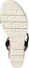 Tamaris Essentials - Dames Sandalen - Hakhoogte 7,5 cm - Zwart Comb - Maat 38