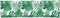 vidaXL - Ligbedkussen - Bladerenpatroon - 140x40x8 - cm - Oxford - Stof