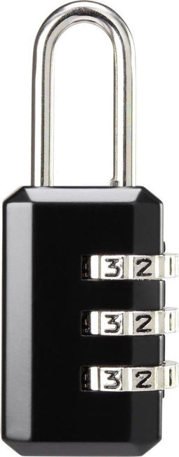 Sygonix SY-5044452 Hangslot 22 mm Zwart Cijferslot